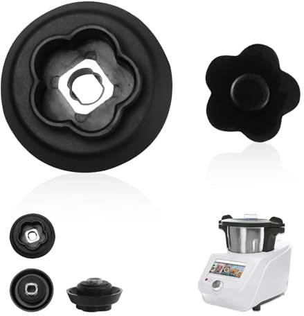 Portacuchillas Compatible para Monsieur Cuisine Connect y Smart, Silvercrest: Portacuchillas, Engranaje, Base Cuchillas, Embrague, Pieza 5 Dientes, para Optimizar el Rendimiento de su Electrodoméstico