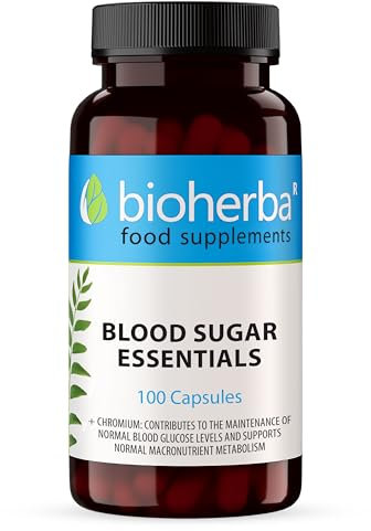 Blood Sugar Essentials – 100 Capsules | Cinnamon Complex with Quercetin, Alpha Lipoic Acid & Chromium for Blood Sugar Support by BIOHERBA