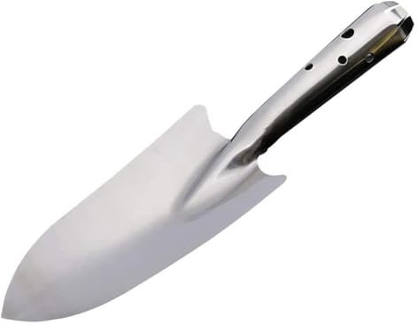 Attrezzi da giardinaggio, pala da giardino, set di cazzuola, 26,5 cm Mini attrezzo da giardino in acciaio inossidabile Rastrello/pala/vanga Attrezzo da giardinaggio for piante Attrezzo da giardino por