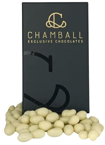 Chocolate Pistacho | Pistachos con Chocolate Blanco | Bombones con pistachio | Regalo Original | Perfecto como un dia de Festivo, Cumpleaños o Disfrutarlos con Amigos | Chamball Exclusive