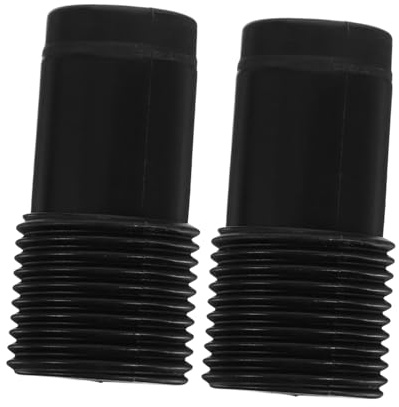 HOMOCONO 2 Stück Besenstiel Gewinde Adapter Für Teleskopstange Und Gerade Stangen Wiederverwendbare Fadenspitze Für Mopp Besen Und Bürsten Einfache Montage Für Bodenreinigung