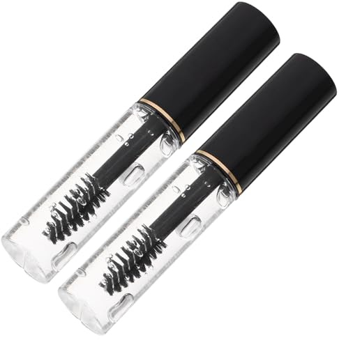 Veemoon Gel Liquido per Sopracciglia 2 Pezzi da 10 G Liquido Fissante Trasparente per Trucco Sopracciglia Naturale a Lunga Tenuta Spazzola Delicata Adatto a Uso Domestico e Saloni