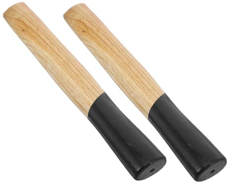 FONDOTIN Wooden Sledge Hammer Handle Replacement Easy Installation 2pcs and Crack Resistant Wood Material with Comfortable Grip for DIY Hammer Tool Use in Framing and Construction