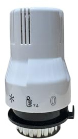 Universal Thermostatic Radiator Valve (TRV) Head - Hanicks | Compatible Replacement with Danfoss, Drayton, Pegler, Honeywell, Giacomini, IMI, Caleffi, Herz, Oventrop, Myson, Flomasta