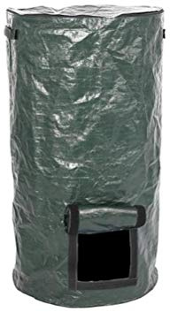 Culnflun Bolsa de abono de PE, Bolsa de Almacenamiento de abono Ambiental Verde para jardín, plantación de Verduras, áreas públicas privadas (Dark Green)