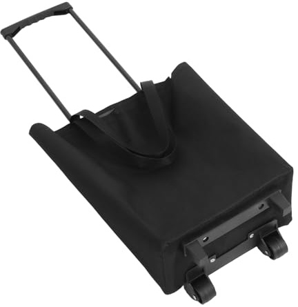 VILLFUL Carrito de Compras Pequeño Plegable con Ruedas, Construcción Resistente y Diseño Portátil para Uso Diario Compra y Supermercado