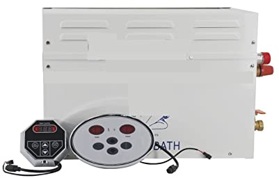 OUTFYT 4KW Generador de Vapor Sauna Room Máquina de Vapor Sauna Máquina Comercial de Vapor húmedo Comercial SPA Ducha de Vapor,Calefacción eficiente