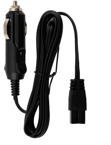 12V DC 2-Pin Adapter Extension Cable 1.8m Heat-Resistant 120W for Car Cooler Cool Box Fridge with Thickened Core and Insulation Cover Stable Wear-Resistant Transmission