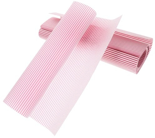 Veemoon 100 Feuilles de Papier Sulfurisé Alimentaire Anti-Huile 33 X 33 CM Papier D’Emballage pour Sandwichs et Hamburgers Feuilles Imprimées Rouges en 2 Boîtes de 50 Usage Pâtisserie