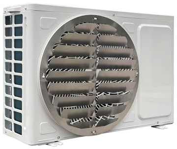 Deflector Para Unidad Exterior de Aire Acondicionado，cubierta Antiviento Para Parabrisas Deflector de Acero Inoxidable，aire Acondicionado/bomba de Calor/compresor de Condensador Valla de Protección