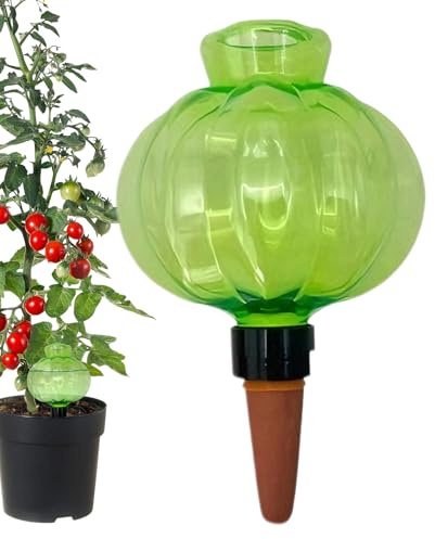 Globes d'arrosage automatique | Goutteurs automatiques de 500 ml, avec couvercle à libération lente jusqu'à 2 semaines | pour le jardinage de fleurs en pot, tomates, arbres, orchidées, pelouses