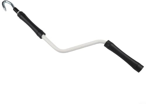 Manovella per tenda da sole, asta telescopica per tende avvolgibili e tende retrattili, avvolgitore a baldacchino esterno a forma di ala con impugnatura ergonomica, lunghezza 52 cm