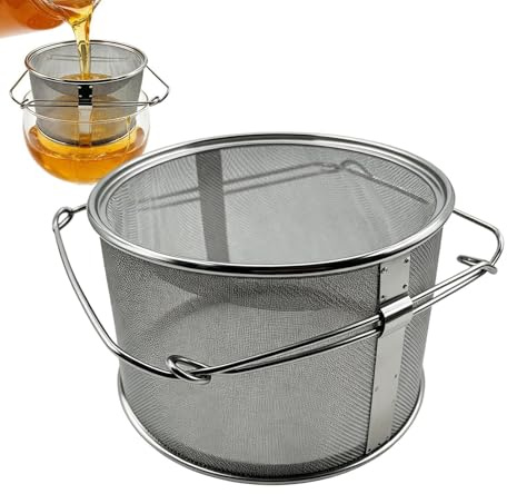 Honey Extractor, Stainless Steel Extractor, Super Fine Mesh Strainer