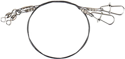 Savage Gear Titanium Spin Trace 1 x 7 35 cm 0.40 mm 15 kg 2 Steel Leaders for Pike Fishing