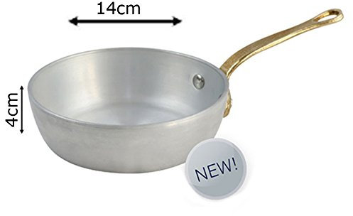 Pentalux - Sartén de servir monoporción de aluminio puro 99,5 %, grosor 3 mm