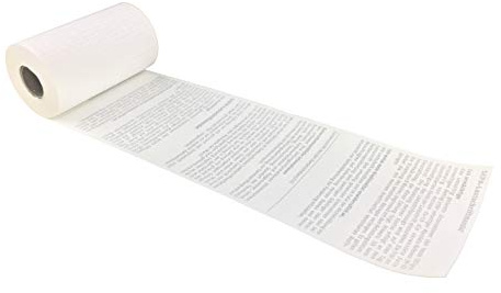 5 Thermorollen SEPA 57x30x12-8 Meter mit SEPA Lastschrifttext auf der Rückseite BPA frei