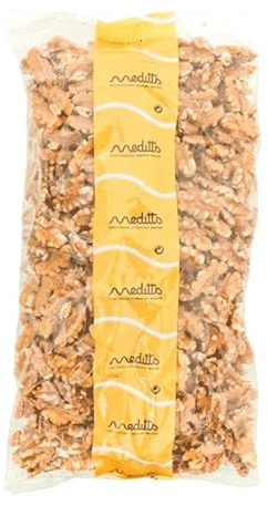 Meditts - Noci Sgusciate Naturali, 800 g. Formato Famiglia 100% Italiano. Ricche di Omega 3, Ideali per Pasticceria e Dieta Keto.