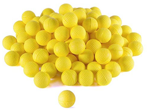 50 Stück Runde Munition, Bulk Foam Ball Ersatz Nachfüllpack Balls Pack Kinder Kinderspielzeug
