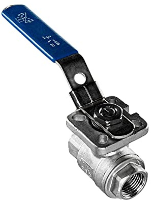 FSA Kugelhahn Edelstahl 316 1/2 2-Teilig 2-Wege ISO 5211