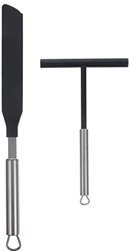 Ensemble De Spatules À Crème Et À Crêpes En Acier Inoxydable 1 Lot Dustensiles De Cuisine