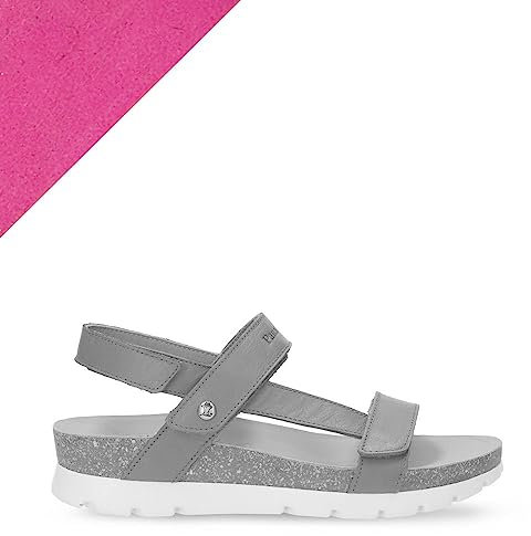 Panama Jack Sandalias planas Selma para mujer, Fucsia B11, 36 EU