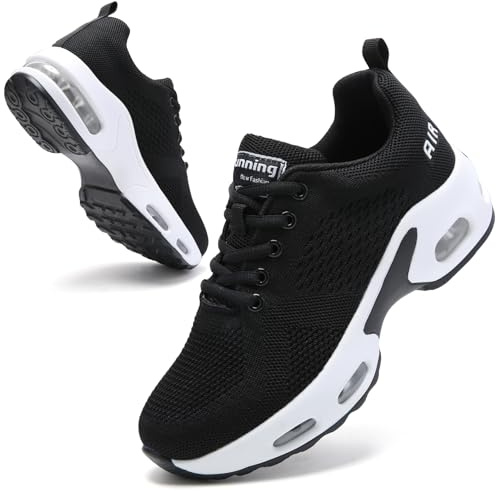 HJJ Womens Trainers Arch Support Air Cushion Mesh Sneakers