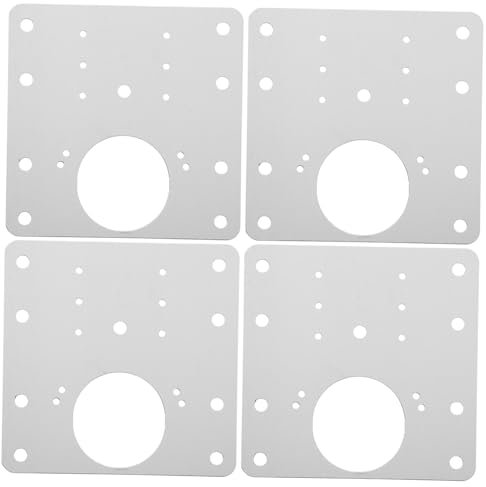 TOPPERFUN Edelstahl Türscharnier Reparaturset 4 Stück Kratzer Reparaturplatten Für Schranktüren Einfache Installation Langlebig Und Robust Kompatibel Mit Küchen Und Lagerschränken