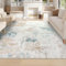 Homcomodar Tappeto Salotto Beige 160x230cm Morbido Tappeto Scendiletto Camera da Letto Tappeti Lavabili per Salotto Cameretta Bambino Ufficio