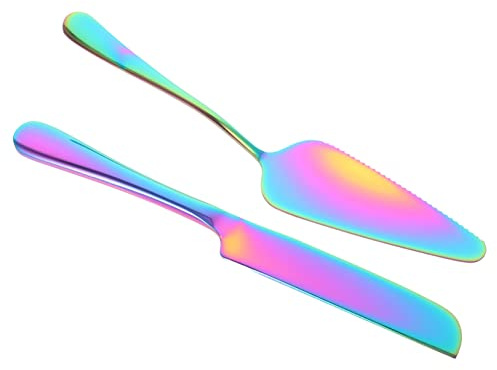 Cabilock 1 Juego Pastel Cuchillo espátula Kit de espátula para Pasteles espátula para Servir Pasteles cortapizzas Pastry Cutter Suministros para Cortar Pasteles Cortador de Pastel de Mousse