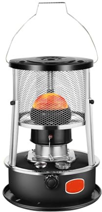 Poêle a Pétrole Chauffage Portable pour la Pêche sur Glace en Extérieur Conception Rétractable 3 a 5 Personnes Aucune Électricité Requise