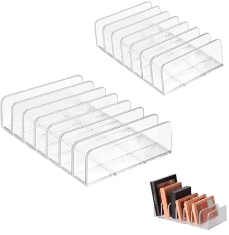ArrErr Organizador universal para múltiples dispositivos, con 14 ranuras, acrílico, transparente, para iPhone, portátil, disco duro externo, fundas de teléfono, unidad externa de CD/DVD
