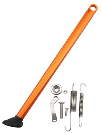 Motocicleta Soporte Caballete Lateral de estacionamiento/Compatible con KTM 250, 300, 350, 400, 450, 500, 530, XC, XCW, XCF, XCFW, EXC, EXC, EXCF, Six Days/Compatible con Husqvarna(Type B Orange)