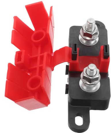 Generic 500a Portafusibili Automotive Morsettiera Vibrationproof Per Auto Camion e Barche Facile Installazione e Accesso Rapido Ai Fusibili