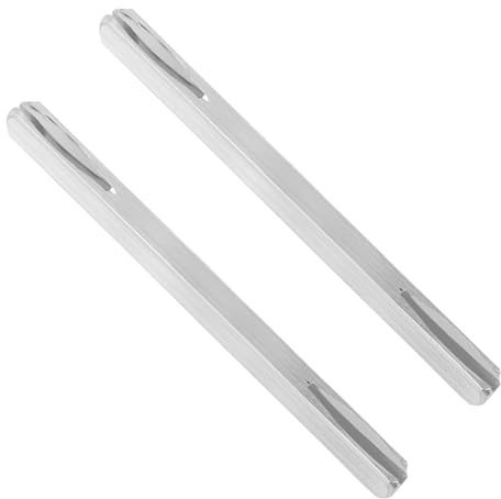 ACOLY 2 pezzi di asta per maniglia della porta, perno quadrato da 8 mm x 130 mm, per maniglie o pomelli delle porte, asta quadrata in acciaio zincato per chiavistello o serratura