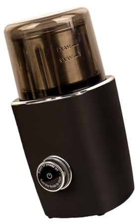 Moulin à café rechargeable en acier inoxydable 304 - Moteur silencieux portable sans fil - Pour haricots, épices, épices électriques - Rechargeable par USB