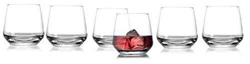 6 BICCHIERI BICCHIERE APERITIVO VETRO TRASPARENTE PARSIFAL 240CC STOVIGLIE ACCESSORI CUCINA