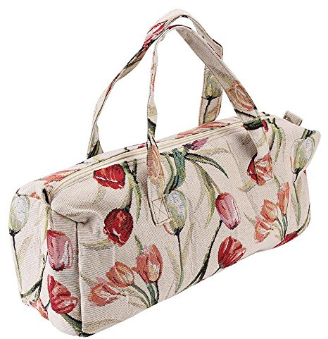 Stricktasche Garn Aufbewahrungstasche Exquisite Praktische Aufbewahrungstasche Stricknadel Nähwerkzeug Stricknadel Lagerung(Rosarot)