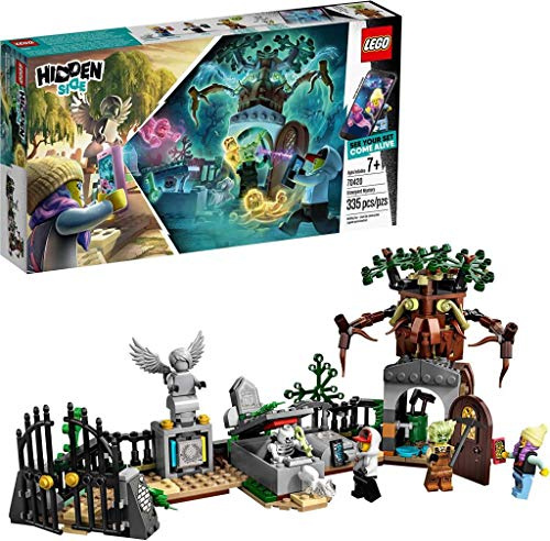 LEGO - Hidden Side Misterio del Cementerio Juguete de construcción con realidad aumentada, incluye lápidas interactivas y cuatro minifiguras, Novedad 2019 (70420)