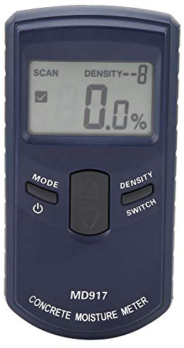 Akozon Digital Concrete Wall Moisture Meter Digital Hygrometer Humidity Gauge Humidity Monitor MD917 for Walls Firewood Paper Humidity Measuring(0-40%)