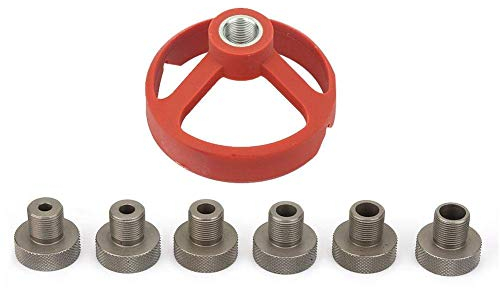 Herramienta Carpintería para Taladrar Guía de Broca 5/6/7/8/9 / 10mm Herramienta Taladrar Perforadora Localizador Accesorios Perforación Vertical(rojo)