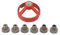 Herramienta Carpintería para Taladrar Guía de Broca 5/6/7/8/9 / 10mm Herramienta Taladrar Perforadora Localizador Accesorios Perforación Vertical(rojo)