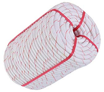 ZHWNGXO Outdoor-Klettern Seil, Nylonseil 16mm Feste Weaving High Strength verschleißfest Nicht Weg von der Linie (Size : 100m)