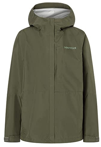 Marmot Women's Wm's Minimalist Waterproof GORE TEX Jacket Lightweight Rain Jacket Windproof Raincoat Breathable Windbreaker Ide, Nori, XS UK