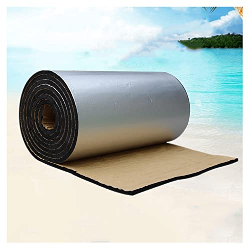 ZXCASDF Aislante térmico reflexivo Autoadhesivo,Aislante Térmico Insonorizante Forro Papel Adhesivo para Coche,Rollo Aislante Termico,Aluminio y Burbujas Aislamiento de Lámina,20mm（thk）,1 * 6M(6m²)