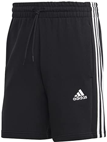 adidas Herren Freizeit-Shorts Essentials French Terry 3-Stripes Shorts