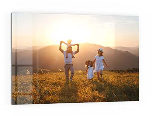 DEQORI personalisierte Küchenrückwand Glas | eigenes Foto | 60x40 cm | Bad- oder Herd-Rückwand | Herdblende Spritzschutz für Küche & Badezimmer | moderne Deko für Fliesenspiegel mit Bild