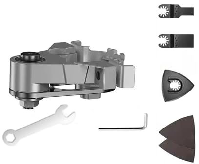 Adaptador De Cabezal Oscilante De Amoladora Angular De Metal Universal, Herramienta De Conversión Completa A Multiherramienta Para Accesorios De Amoladora Angular