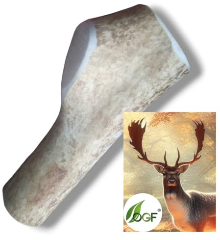 OGF® Damhirschgeweih ganze 151-220 g/Ca.15 cm Wenn Ihnen die Haltbarkeit und Nicht die Größe wichtig ist, liegen Sie richtig.Zahnpflege, Welpen dental Stick, Kauastange,
