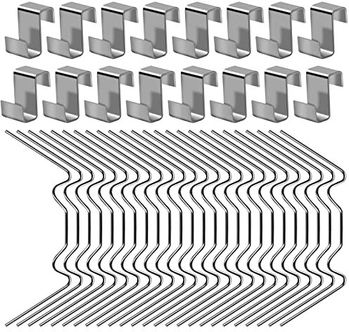 Edelstahl Gewächshausklammern, Gewächshausklammern Packung von 50, Gewächshausklammern für Glaspaneele, Edelstahl Gewächshaus Clip Set, W und Z Überlappungsklammern für Gewächshaus