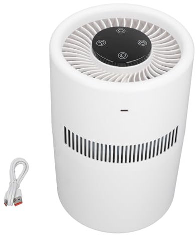 Purificatore D'aria 5W 2 in 1 con Umidificatore, Umidificatore Purificatore D'aria 2 in 1 Serbatoio 'acqua da 4 Litri Purificatore D'aria da Tavolo Silenzioso per Camera da Letto